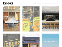 Tablet Screenshot of enoki.com.au
